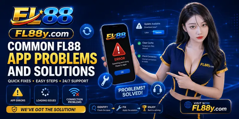 Common FL88 app problems and solutions for Malaysia with login errors, loading issues, updates, and device fixes.