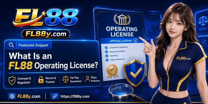 FL88 Operating License explainer showing regulatory details, platform verification, safety checks and legal awareness.