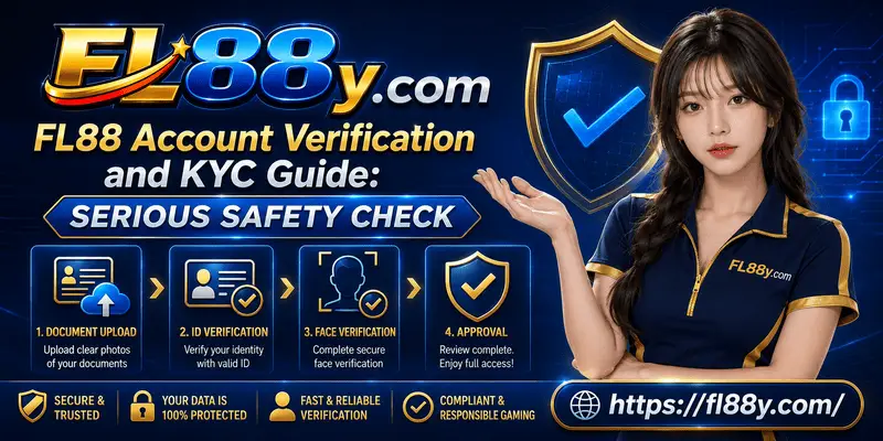 FL88 account verification and KYC guide showing identity checks, document review and secure user access steps.