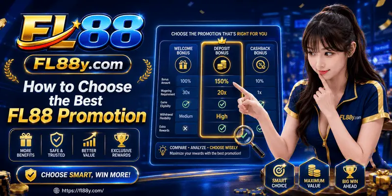 Guide to choosing the best FL88 promotion by comparing bonus value, wagering rules, limits and user eligibility.