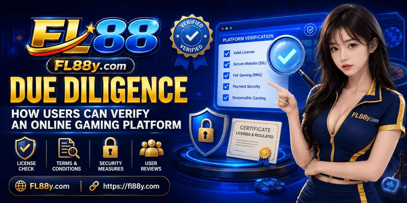Online gaming platform verification checklist showing license review, domain checks, security signals and support testing.