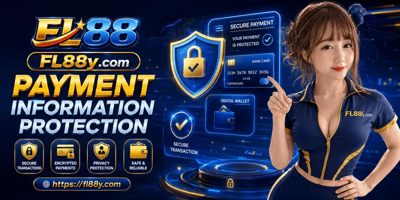Payment information protection page showing secure transactions, account safeguards, payment privacy and data security steps.