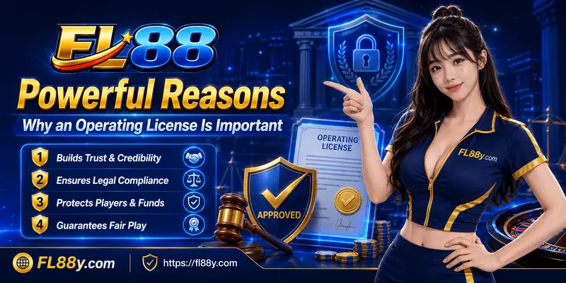 Operating license importance guide showing user protection, platform accountability, security rules and compliance checks.