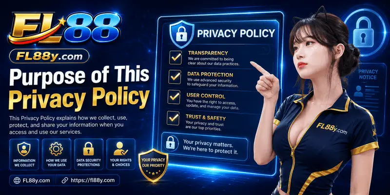 Purpose of this privacy policy page explaining user rights, data practices, privacy protection and information transparency.